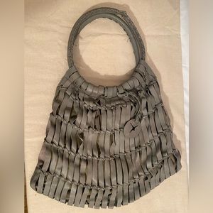 Pikolinos Grey woven, hobo tote